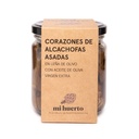 Corazones de alcachofas asadas en leña de olivo con AOVE (1 ud. x 305g)