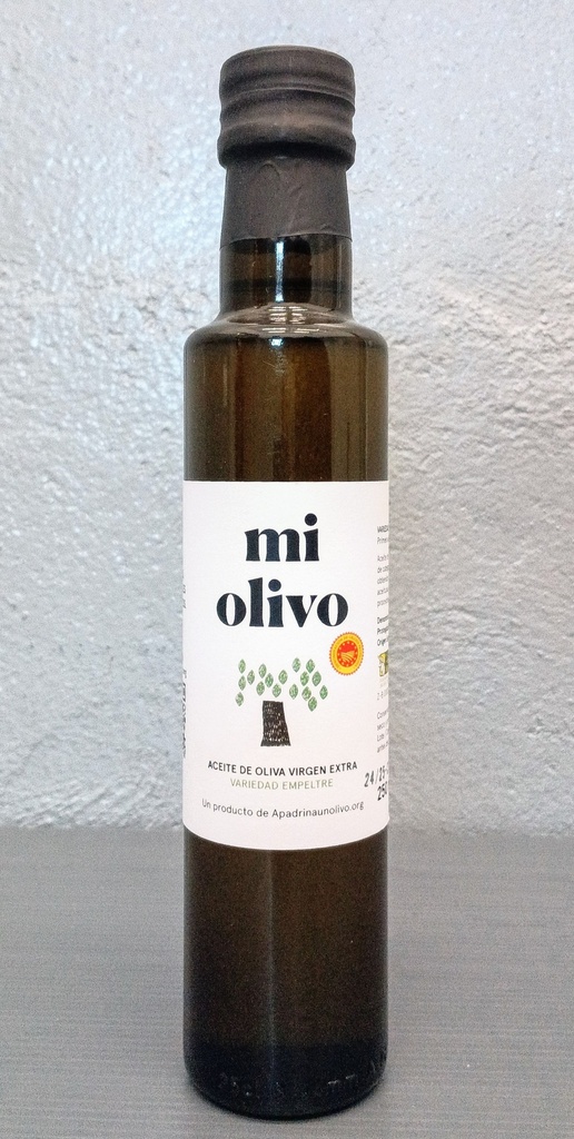 Botella aceite envasada 250ml